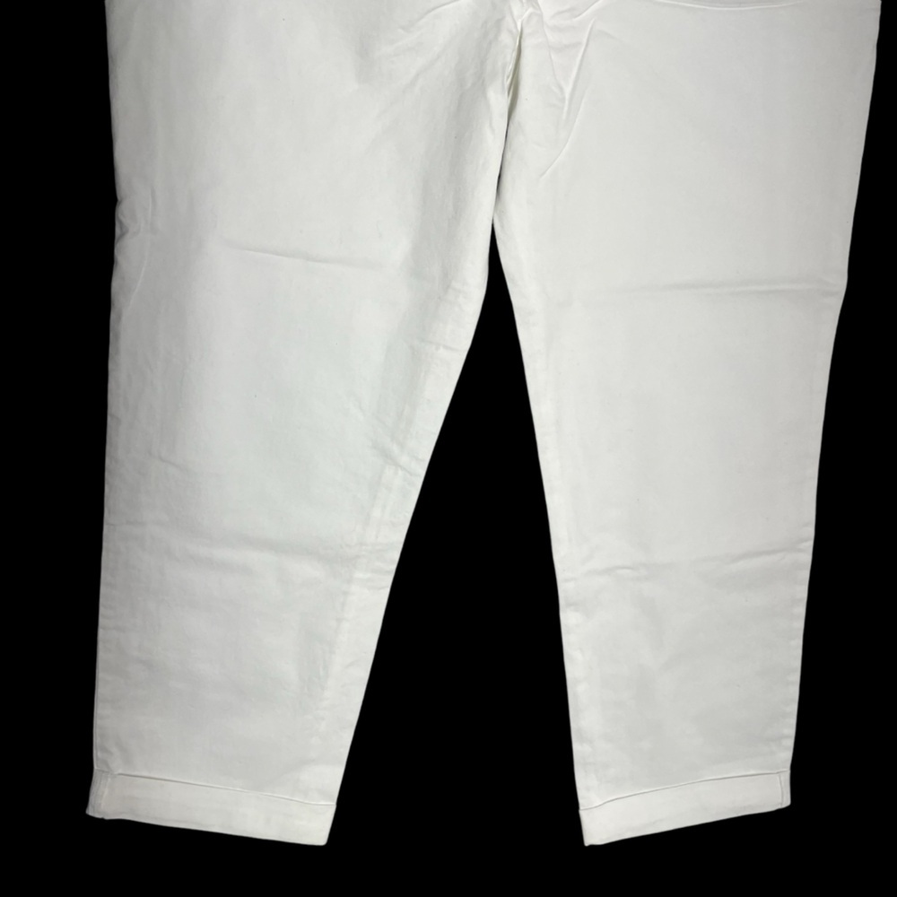 Tommy Hilfiger Women’s White 12 Hampton Heritage Stretch Slim Cuffed Crop NWT*** - Picture 6 of 16